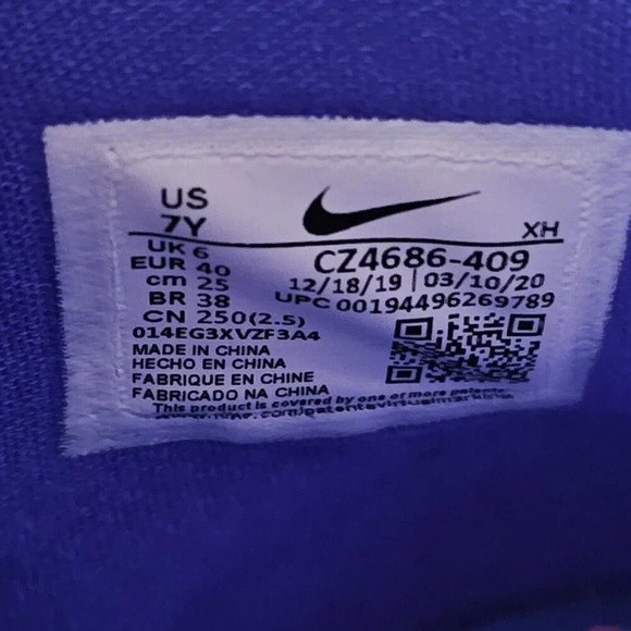 Nike Kyrie 6 GS Pool Party VI Irving Mavs Neon Retro RARE Size 7Y - Picture 6 of 10